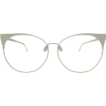 Cute White Cat-Eye Glasses