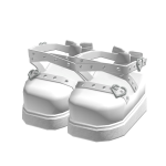 3.0 Stylish White Platform Mary Janes