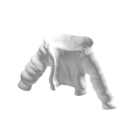 White Oversized Off Shoulder Jacket