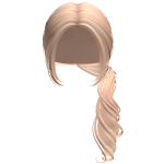 Rose Garden Soft Curled Ponytail (Blonde)