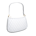 Fashionable White Shoulder Purse