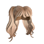 Blonde Flowy Pigtails